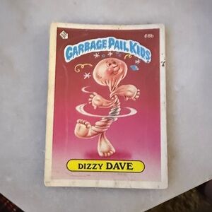 Garbage Pail Kids Dizzy Dave Card